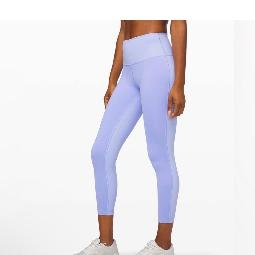 Lululemon light purple two toned leggings